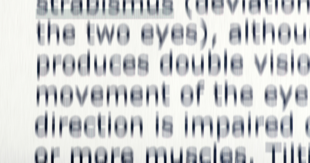 Is It Dyslexia, or Just Poor Vision Skills?