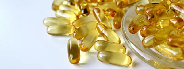 Fish oil caplets