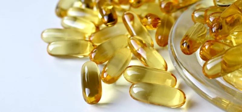 Fish oil caplets