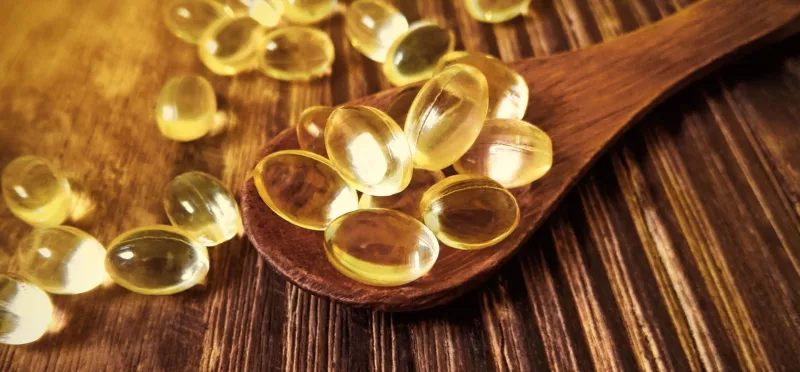 Creative photo of spoonful of Vitamin D3